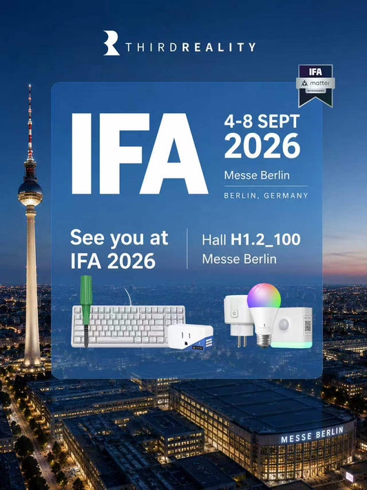 THIRDREALITY IFA 2026 event announcement for Hall H1.2, Booth 100, at Messe Berlin