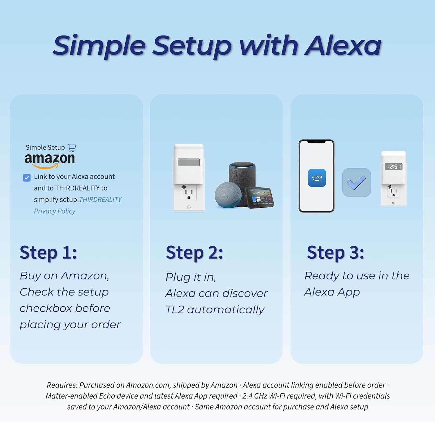THIRDREALITY Smart Timer Light TL2 product image 4