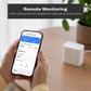 Remote monitoring via app - check air quality anytime