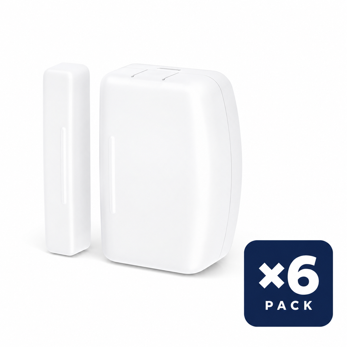 THIRDREALITY Zigbee Door and Window Sensor – 6-Pack, one sensor and magnet set shown with a 6-pack quantity badge.