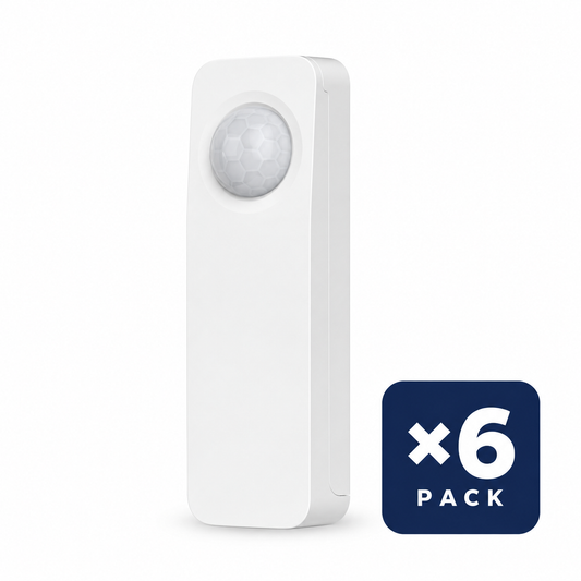 THIRDREALITY Zigbee Motion Sensor – 6-Pack, one sensor shown with a 6-pack quantity badge.