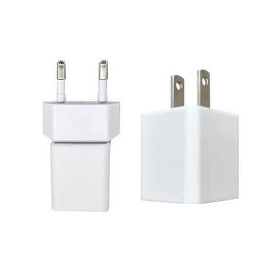 5V 1A power adapter US and EU plug variants
