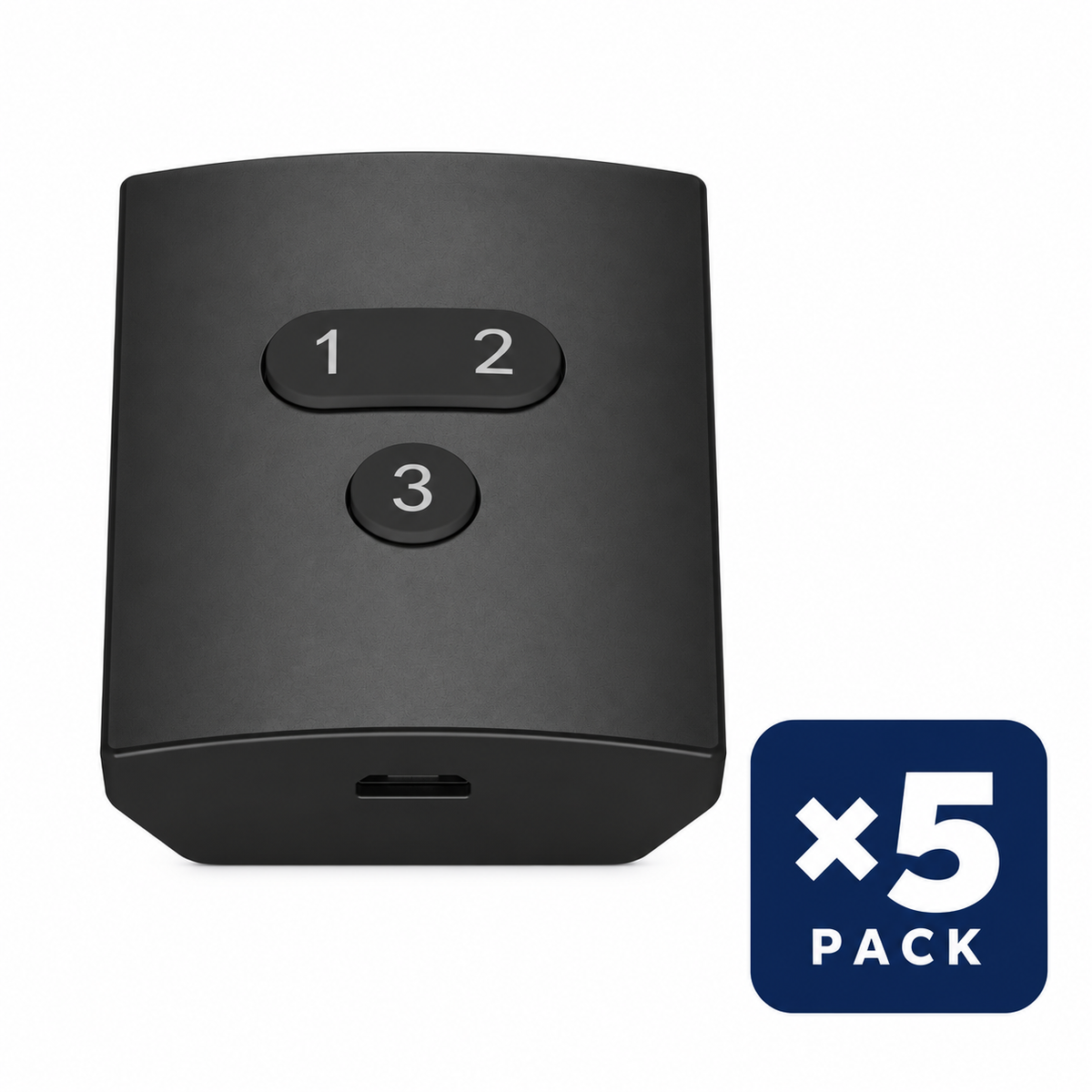 THIRDREALITY Smart Button ZB2 5-Pack | Zigbee, single product shown with a 5-pack quantity badge.
