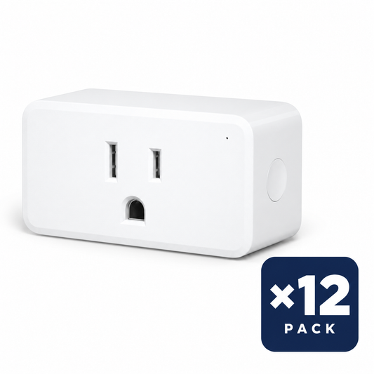 THIRDREALITY Smart Plug Gen3 12-Pack | Zigbee Power Monitoring, single product shown with a 12-pack quantity badge.