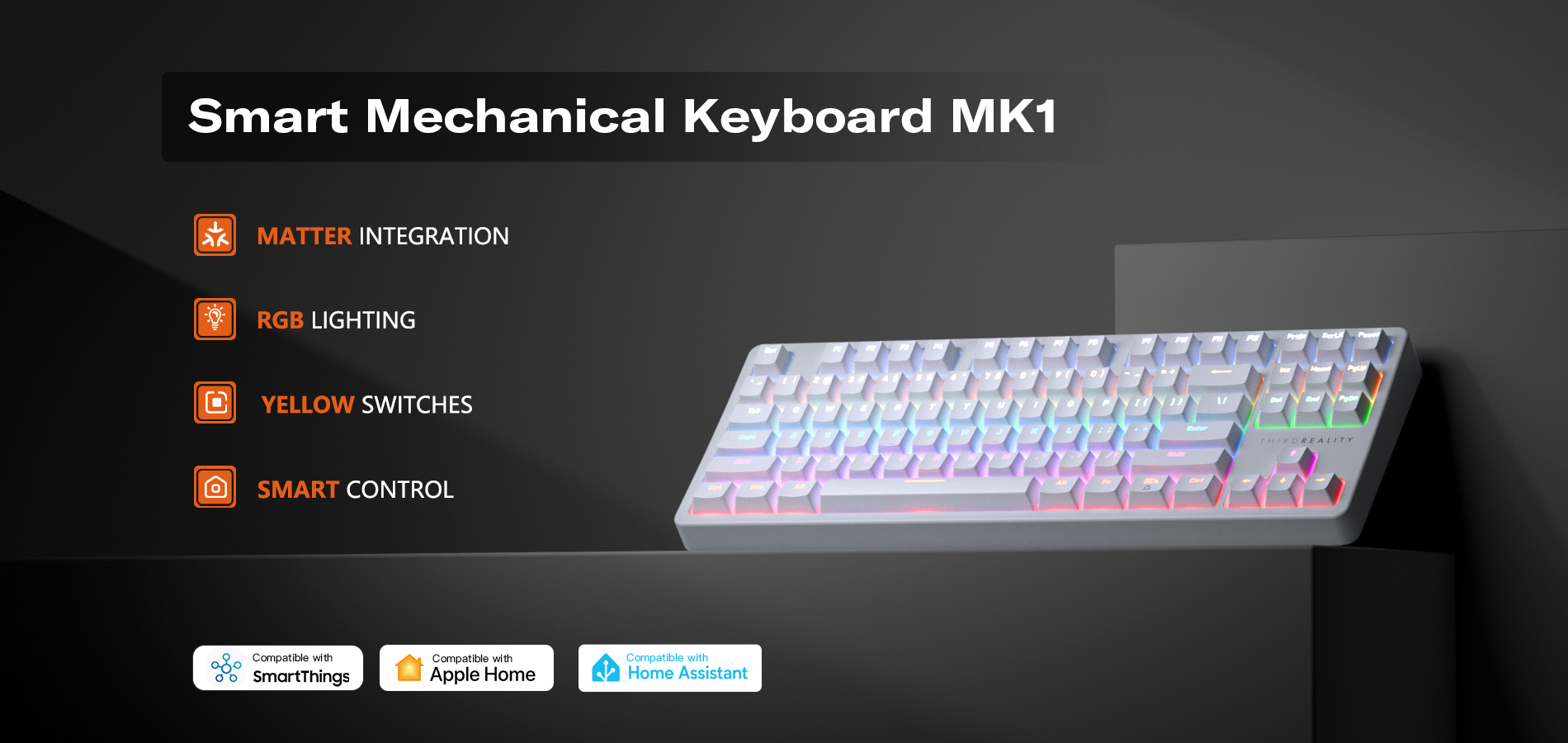 Third Reality Smart Mechanical Keyboard MK1 hero